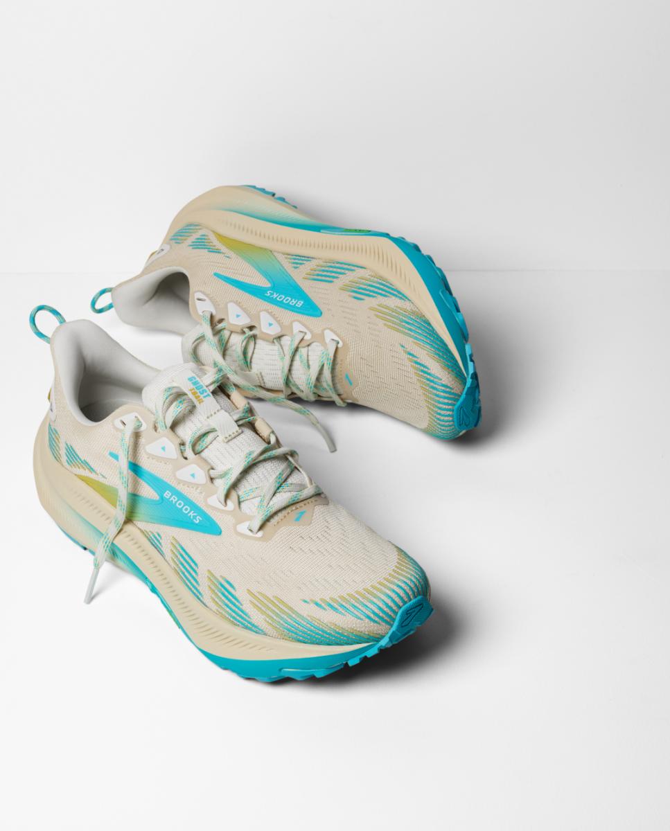 Sapatilhas de Running de Mulher Ghost Trail Bege / Azul-8
