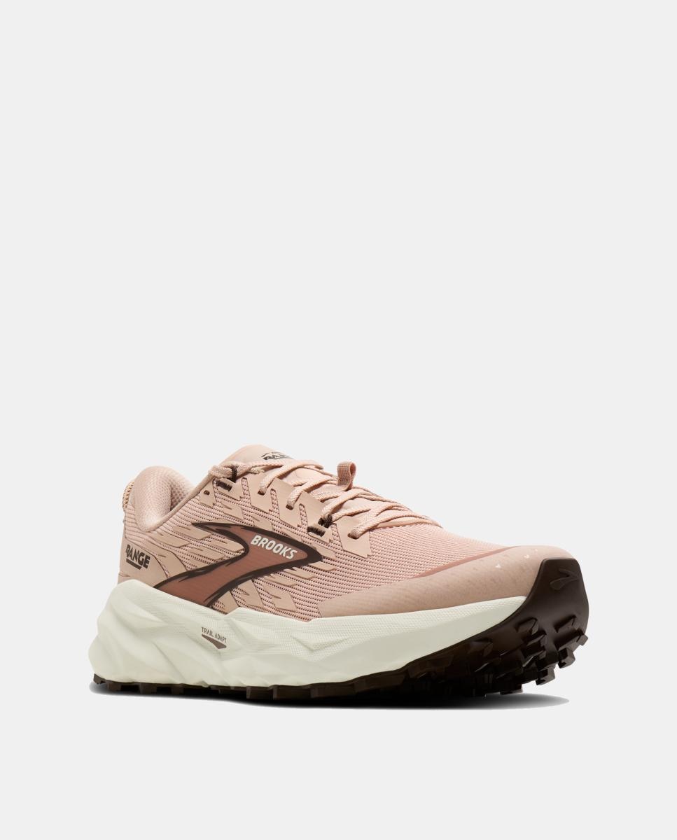 Sapatilhas de running de Mulher Range Brooks Rosa / Branco-2