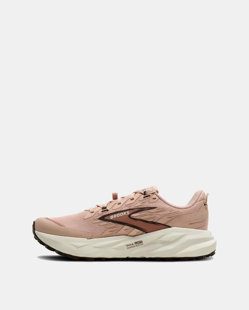 Sapatilhas de running de Mulher Range Brooks Rosa / Branco-4