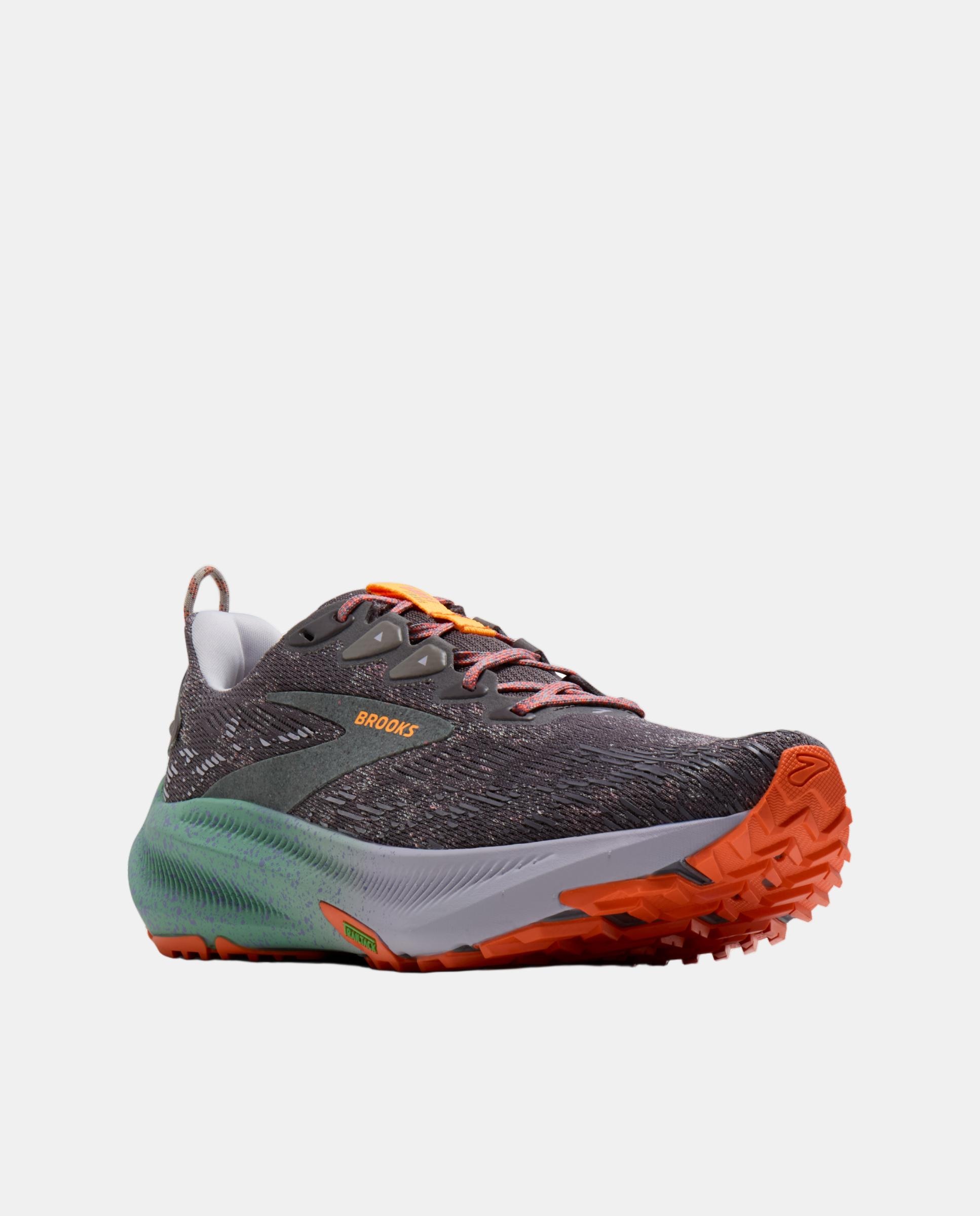 Sapatilhas de running de Mulher Ghost Trail Brooks Cinzento / Laranja-2