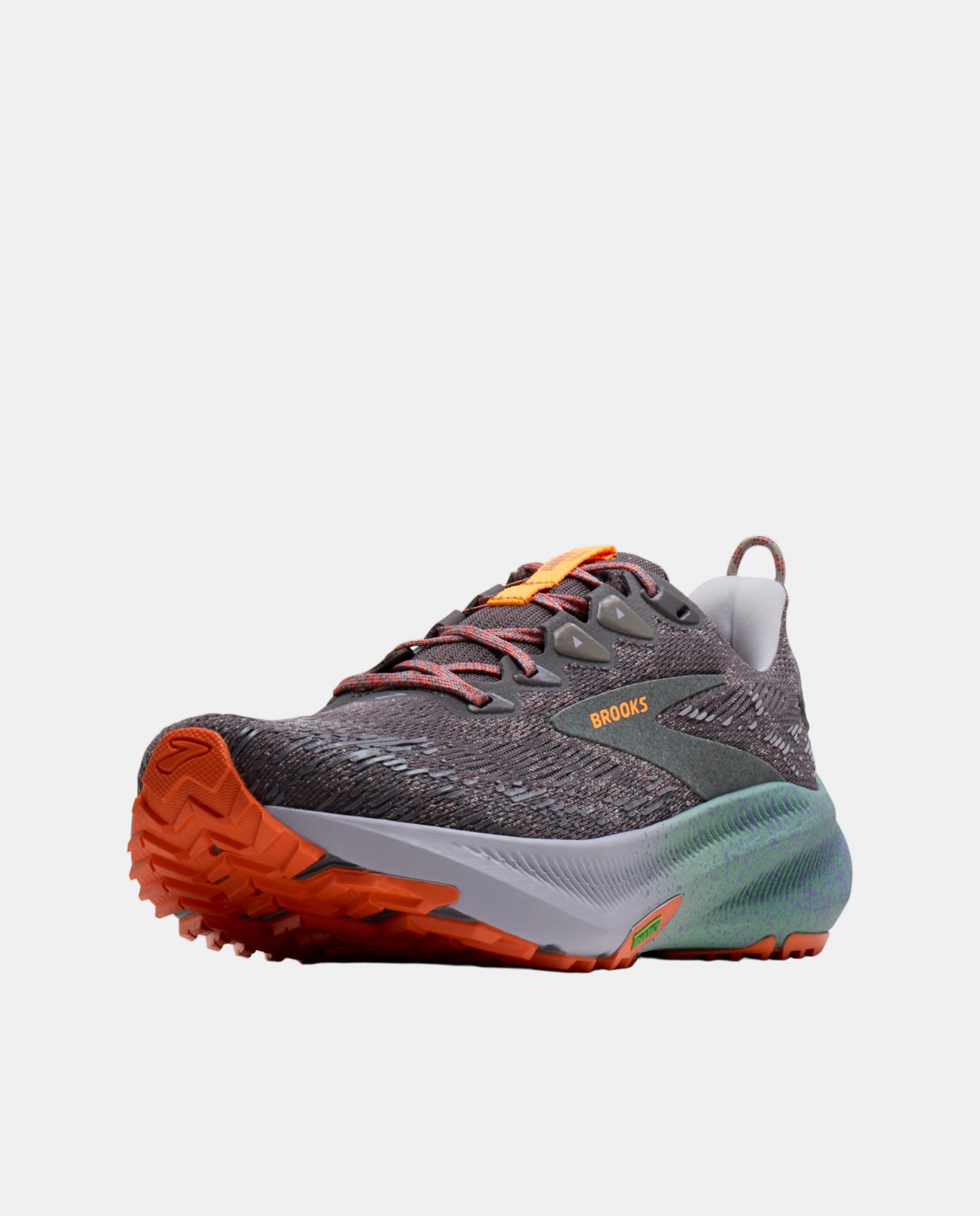 Sapatilhas de running de Mulher Ghost Trail Brooks Cinzento / Laranja-8