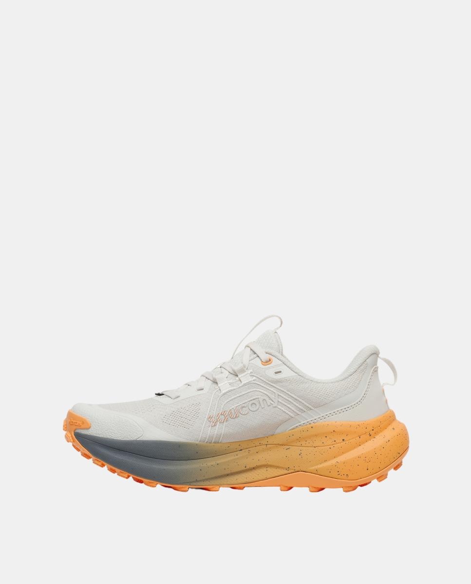 Sapatilhas de Running de Mulher XODUS ULTRA 4 Saucony Cinzento / Laranja-3