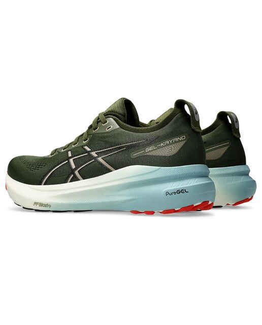 Sapatilhas de Running de Homem Gel-Kayano 31 Verde / Preto-5