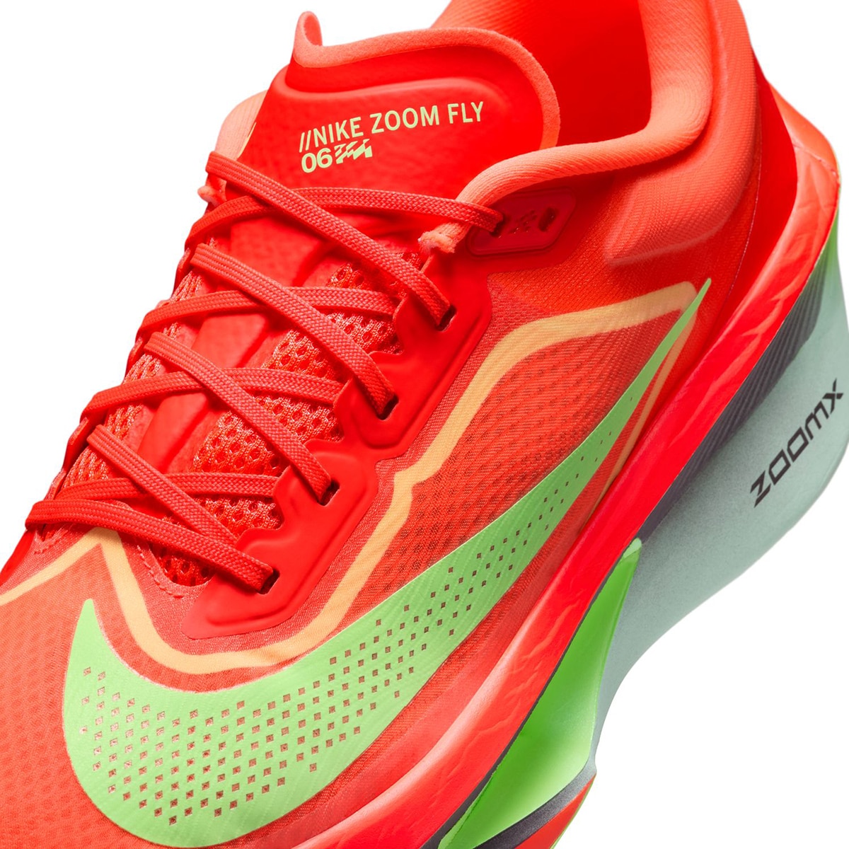 Sapatilhas de Running de Homem Zoom Fly 6 Vermelho-7