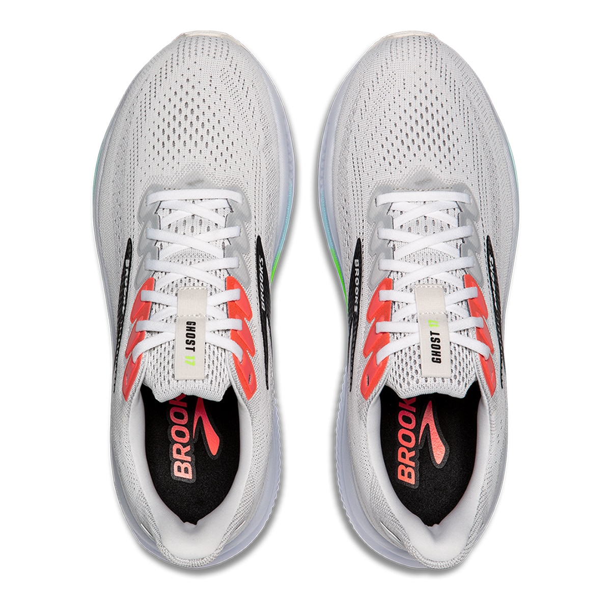 Sapatilhas de Running de Homem Ghost 17 Branco / Verde-3