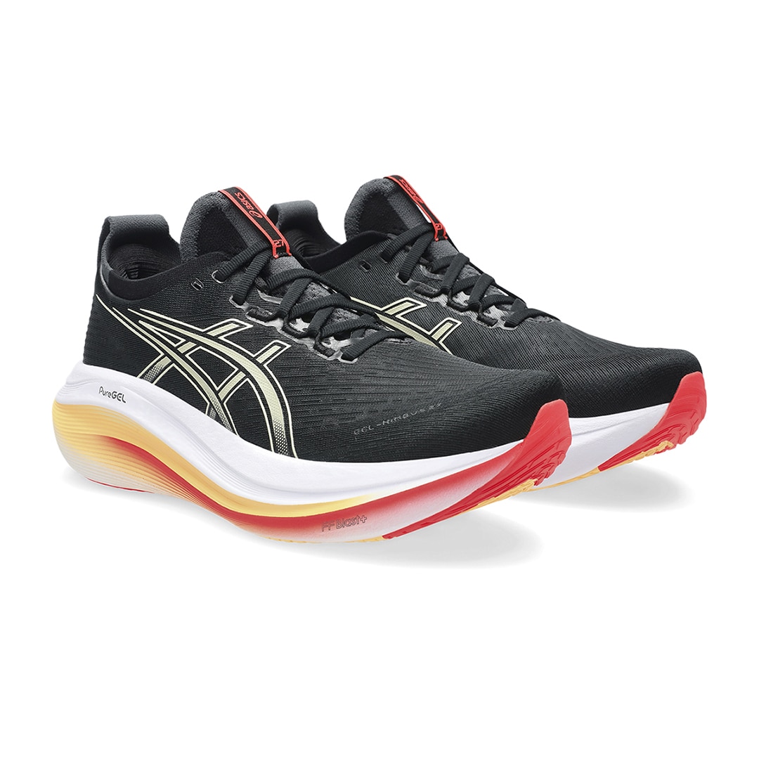 Sapatilhas de Running de Homem Gel-Nimbus 27 Preto / Verde-2