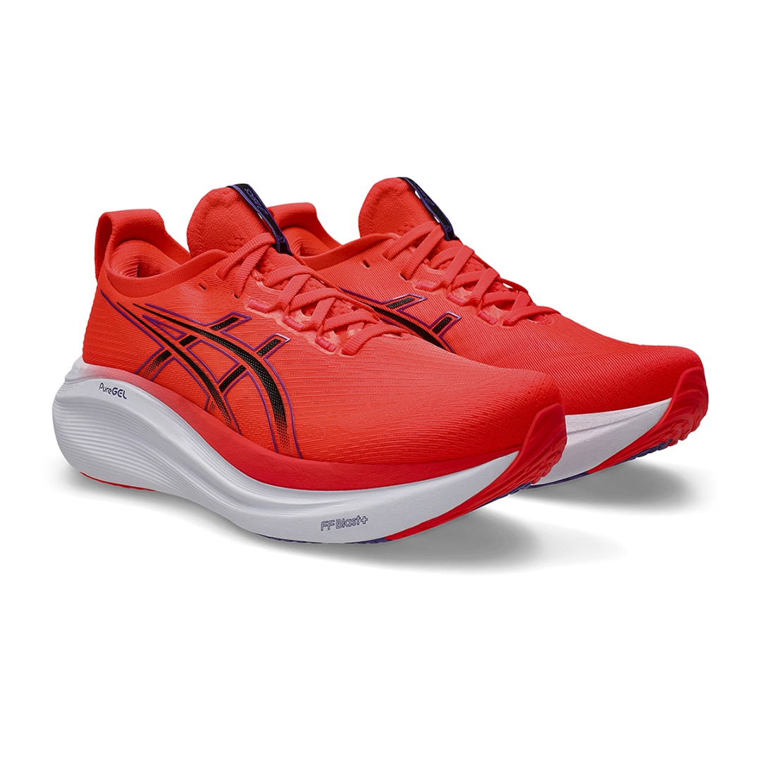 Sapatilhas de Running de Homem Gel-Nimbus 27 Vermelho / Preto-2
