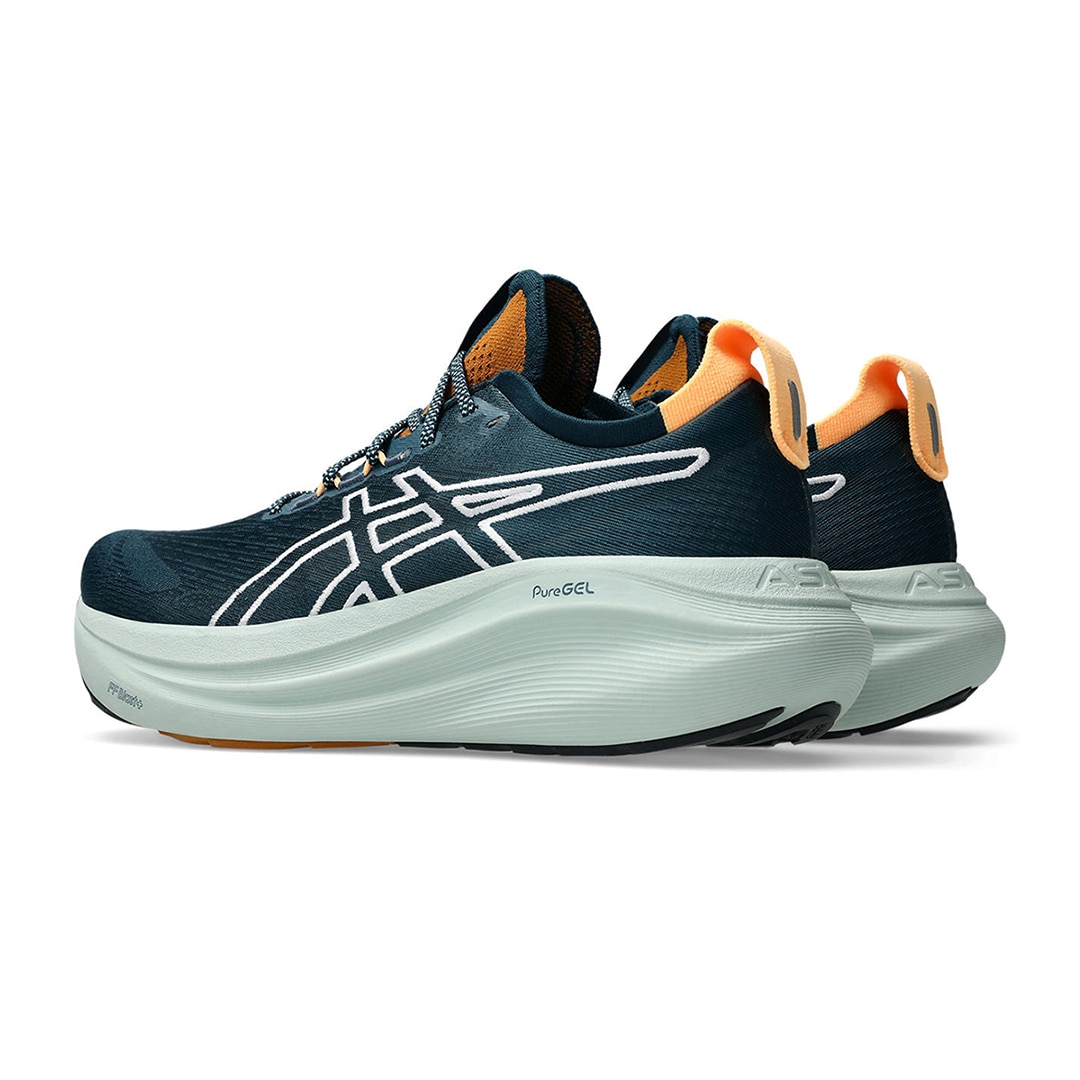 Sapatilhas de Running de Homem Gel-Nimbus 27 Tr Bege / Azul-5