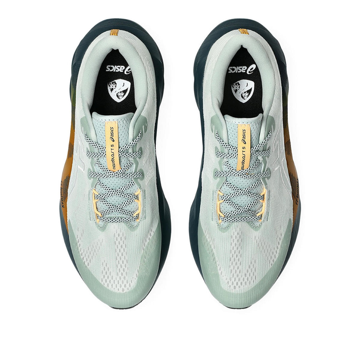 Sapatilhas de Running de Homem Novablast 5 Tr Verde / Cinzento-3