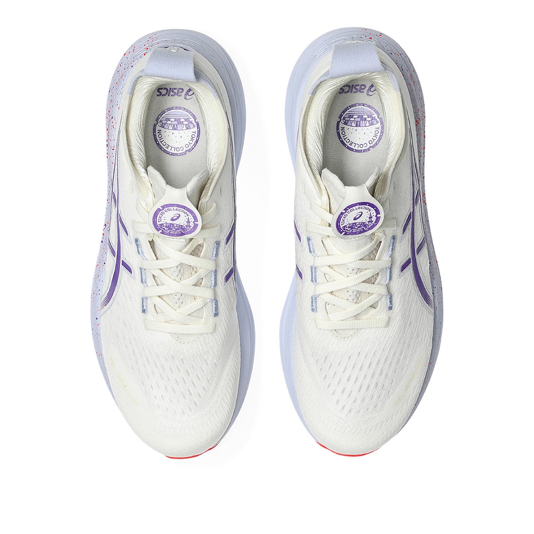 Sapatilhas de Running de Homem Gel-Nimbus 27 Tokyo Branco / Lilás-3