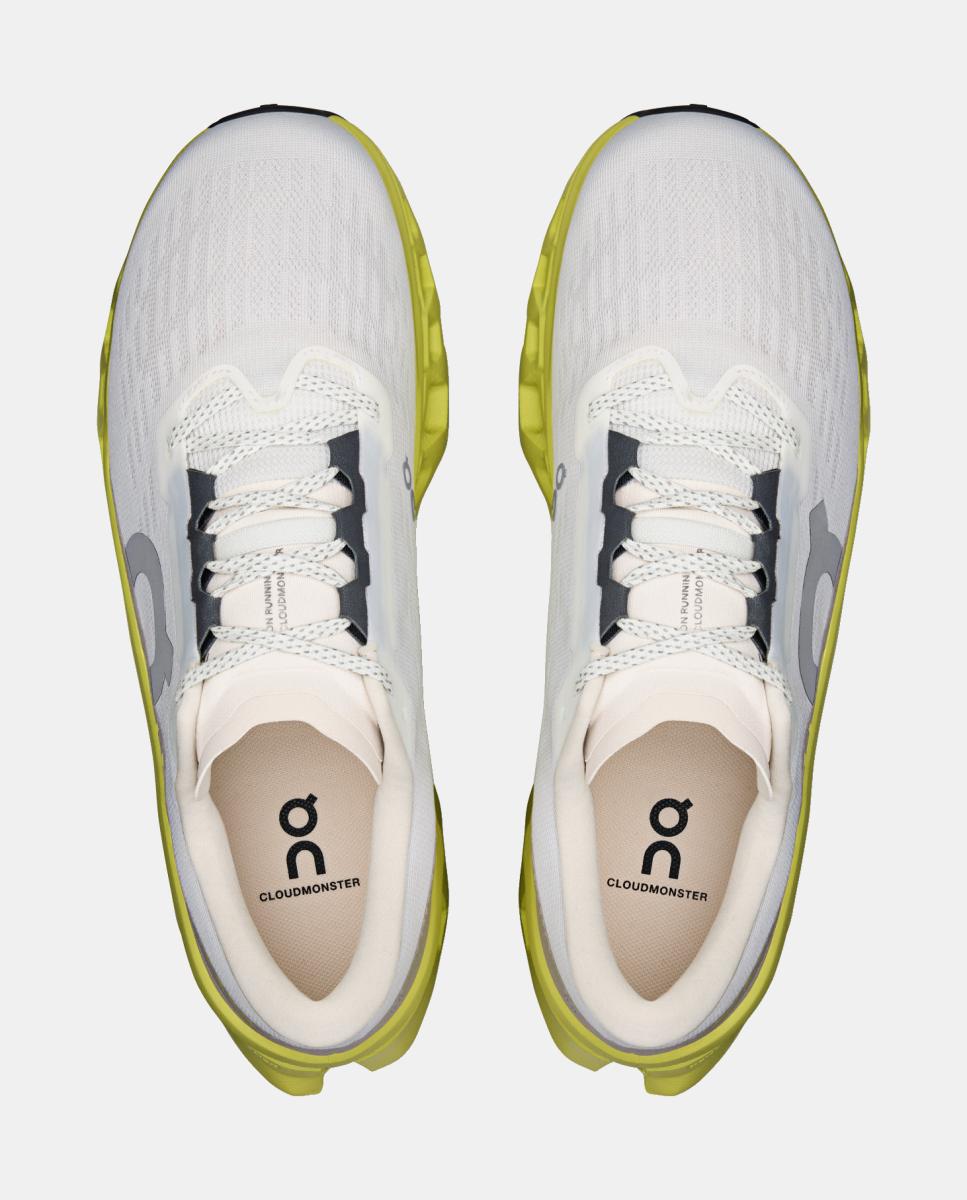 Zapatillas Running Hombre Cloudmonster 3 ON - Blanco / Amarillo Blanco / Amarillo-3
