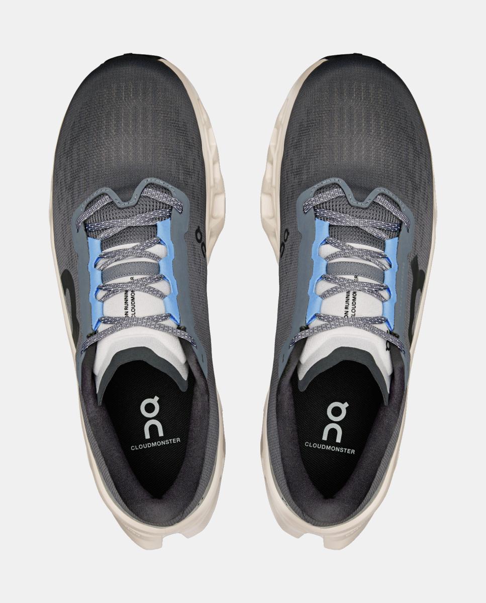Imagen 3 de Zapatillas Running Hombre Cloudmonster 3 ON - Gris / Azul Gris / Azul