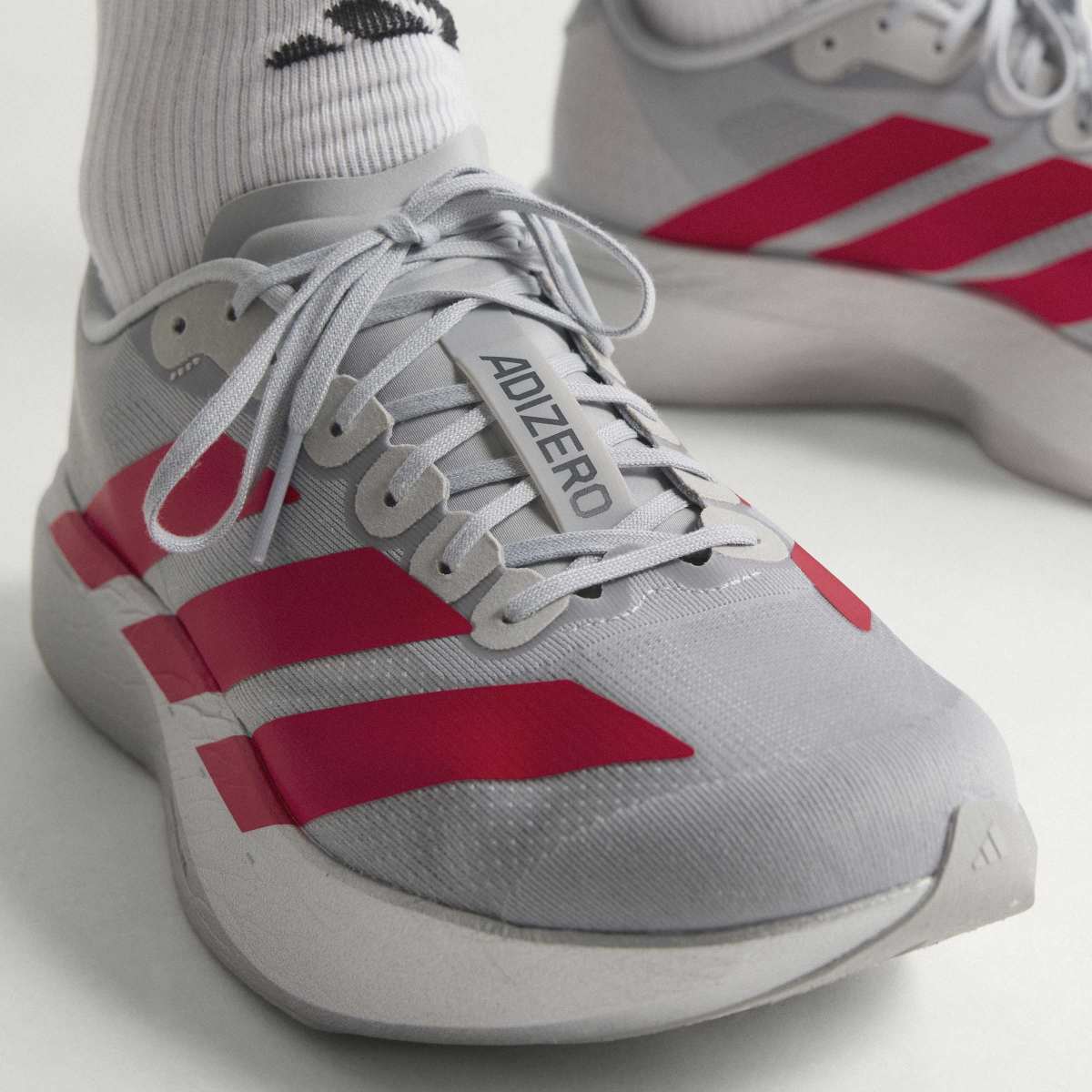 Sapatilhas de Running de Homem Adizero Evo SL Prata-18
