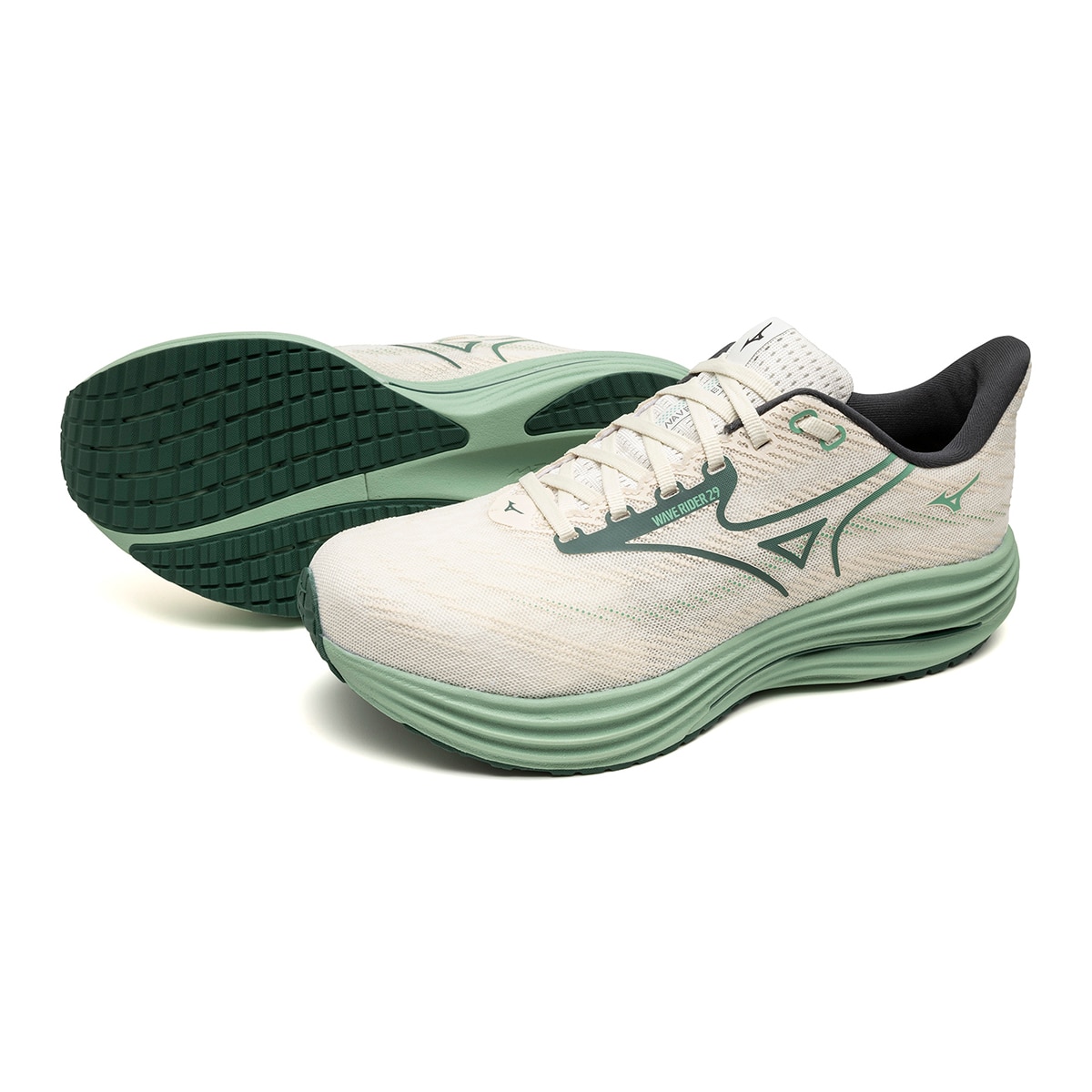 Sapatilhas de Running Wave Rider 29 Branco/Verde-10