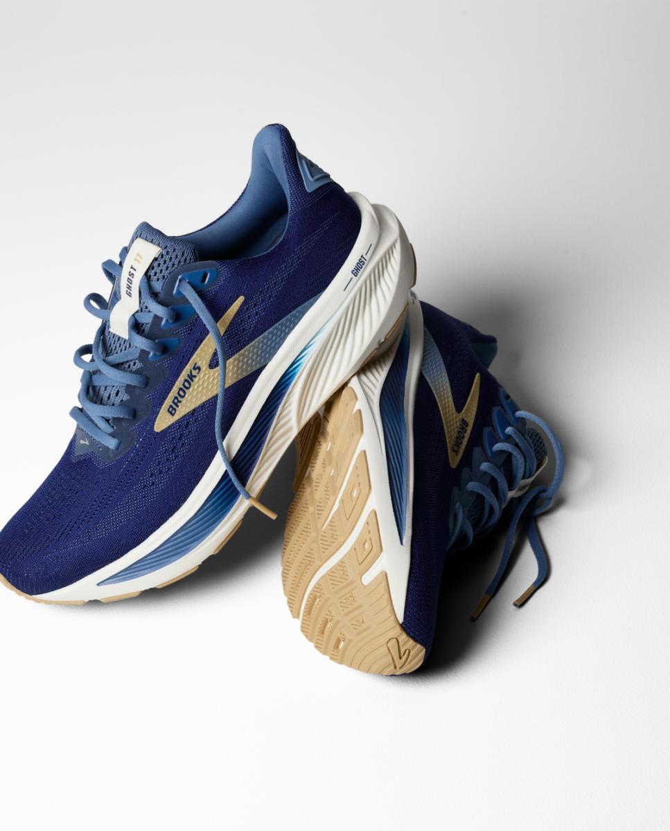 Sapatilhas de Running de Homem Ghost 17 Azul / Castanho-8