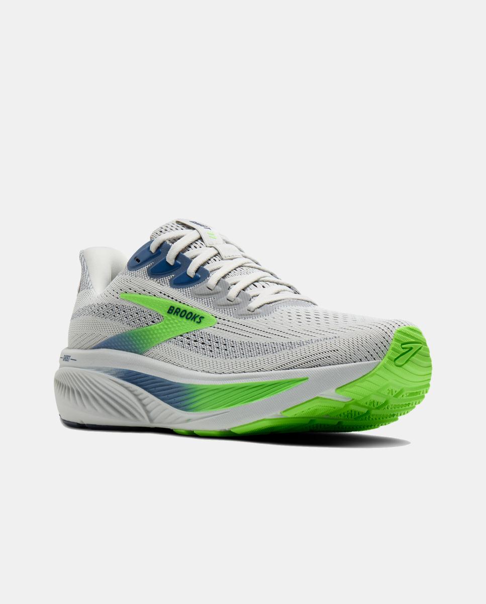 Sapatilhas de Running de Homem Ghost 17 Cinzento/Verde-2