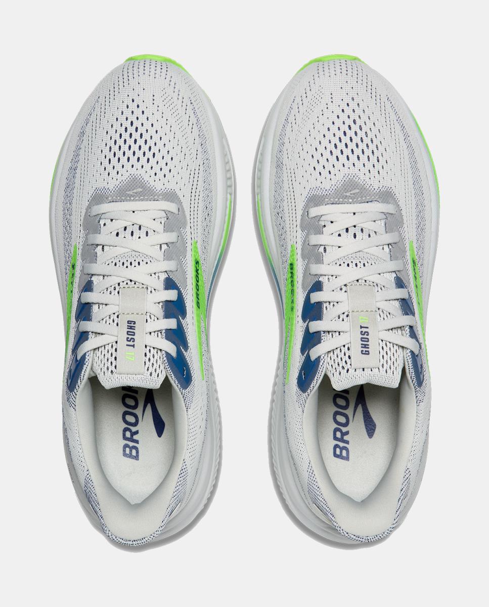 Sapatilhas de Running de Homem Ghost 17 Cinzento/Verde-3