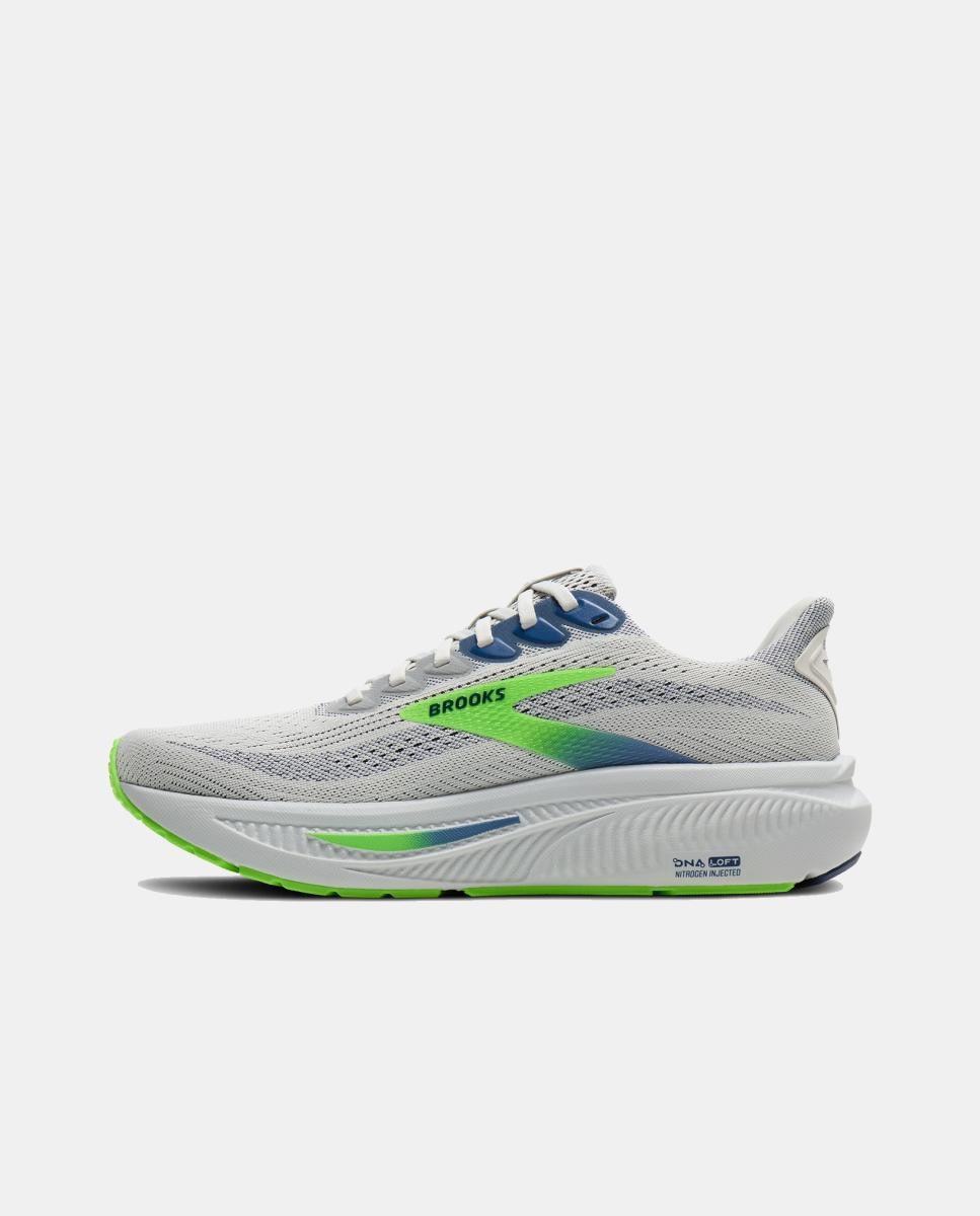 Sapatilhas de Running de Homem Ghost 17 Cinzento/Verde-4