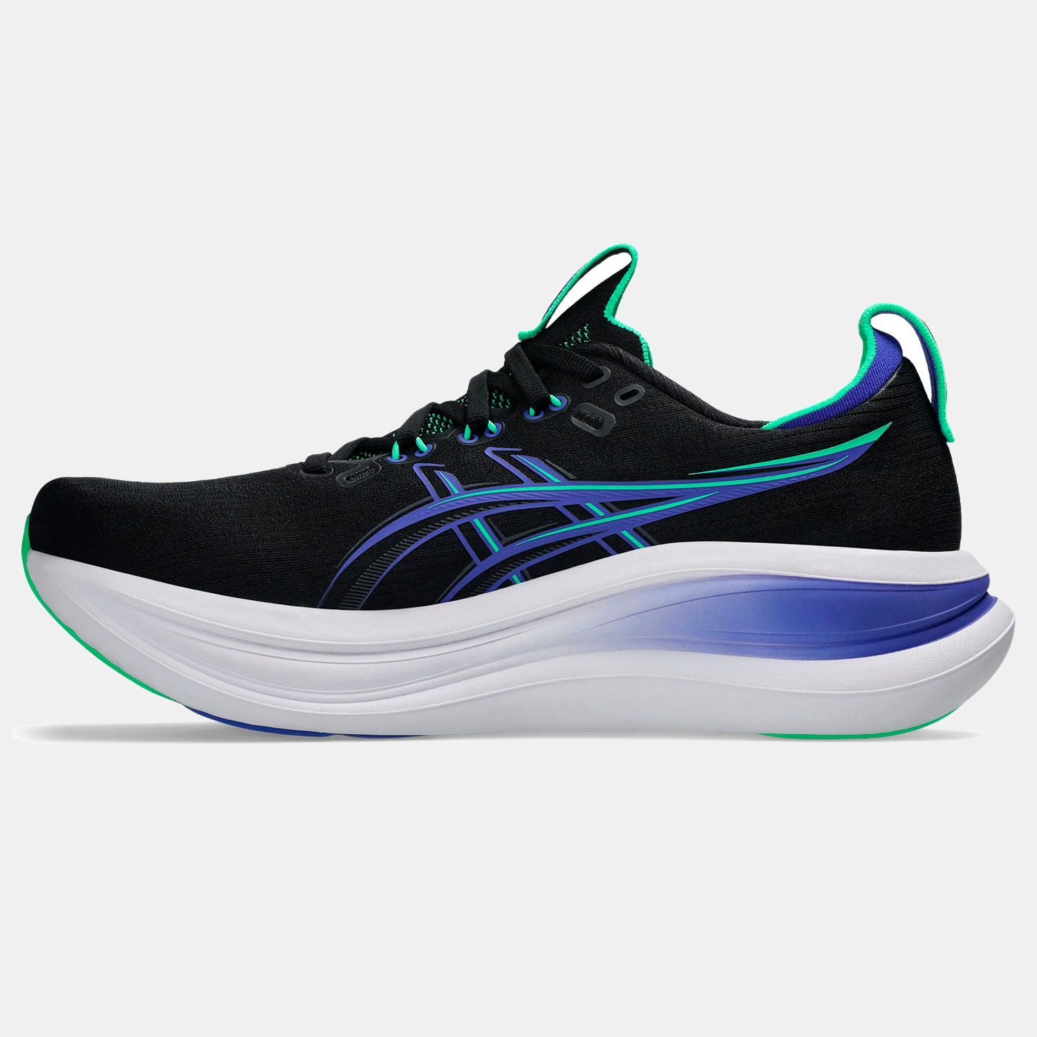 Sapatilhas de Running de Homem Gel-Nimbus 28 Preto / Azul-4