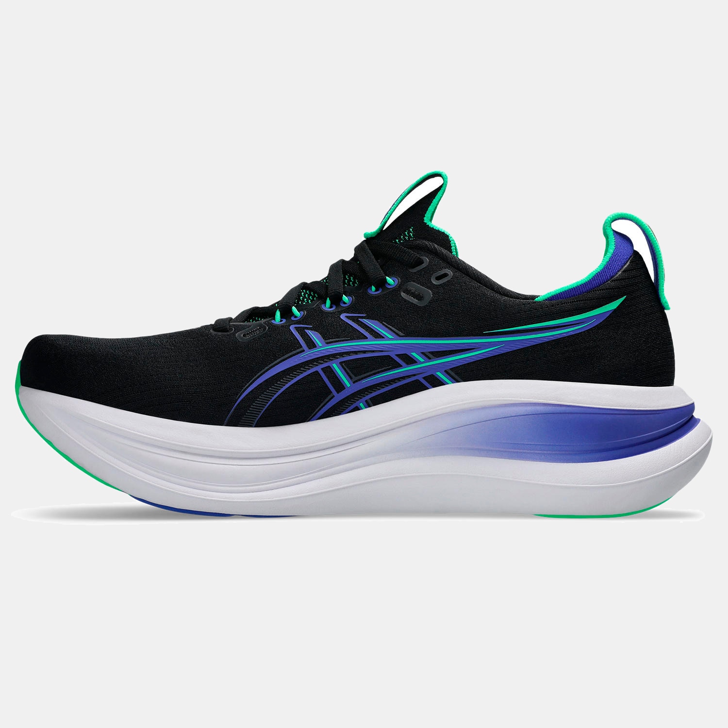 Sapatilhas de Running de Homem Gel-Nimbus 28 Preto / Azul-5