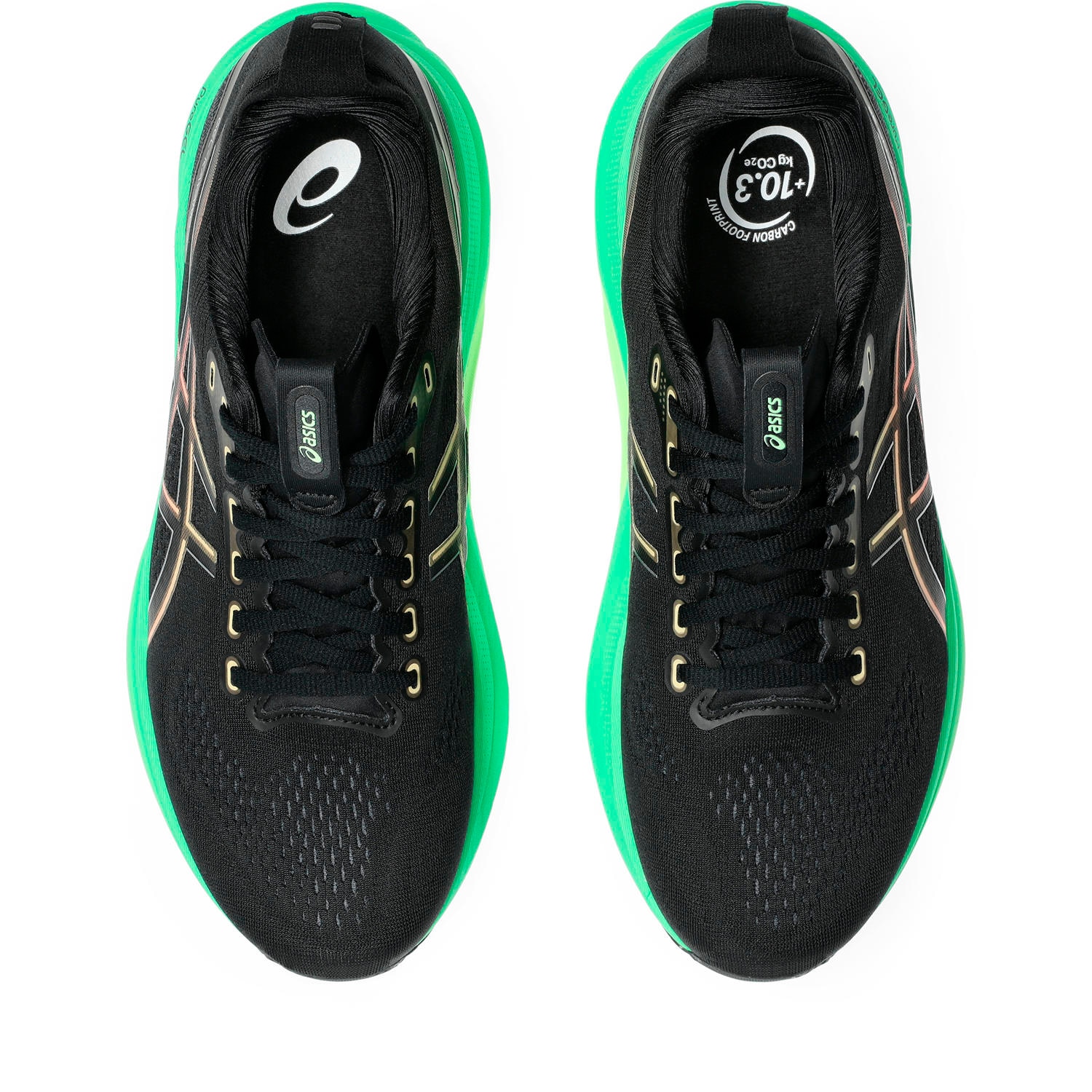 Sapatilhas de Running de Homem Gel-Kayano 32 Preto / Verde-3