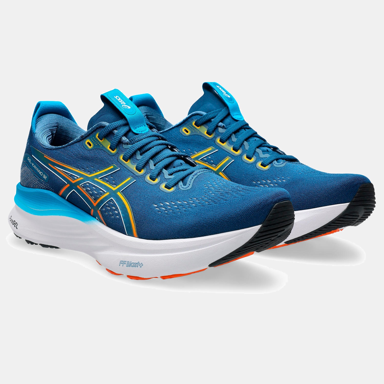 Sapatilhas de Running de Homem Gel-Kayano 32 Azul / Laranja-2