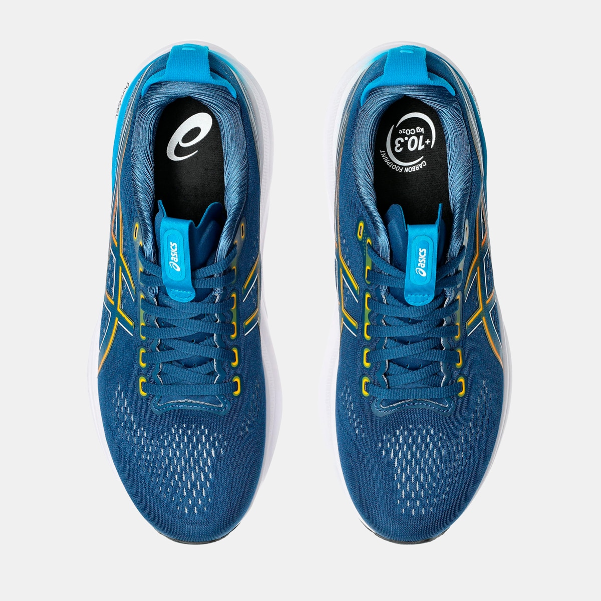 Sapatilhas de Running de Homem Gel-Kayano 32 Azul / Laranja-3