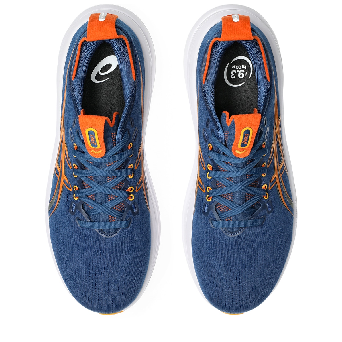 Sapatilhas de Running de Homem Gel-Nimbus 28 Azul / Laranja-8