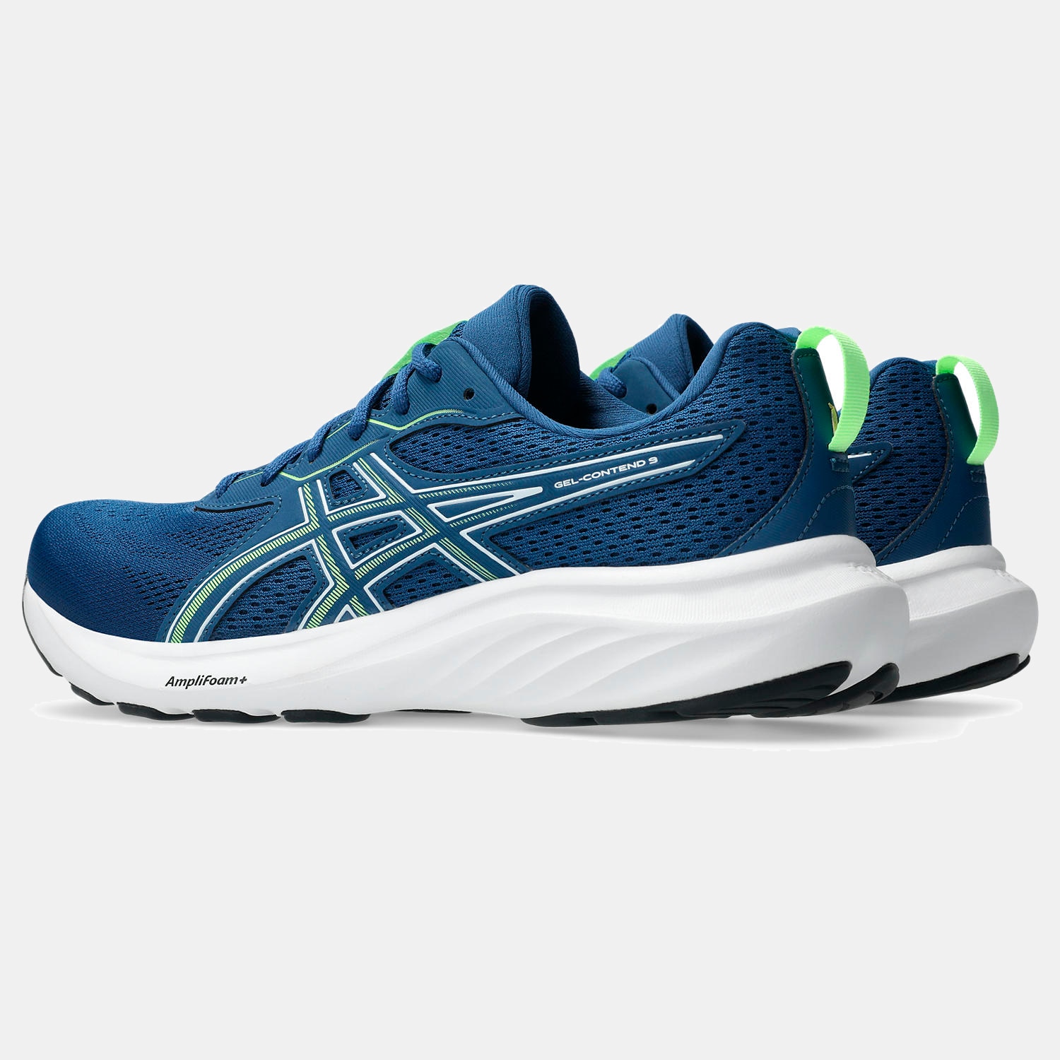 Sapatilhas de Running de Homem Gel-Contend 9 Azul / Verde-6