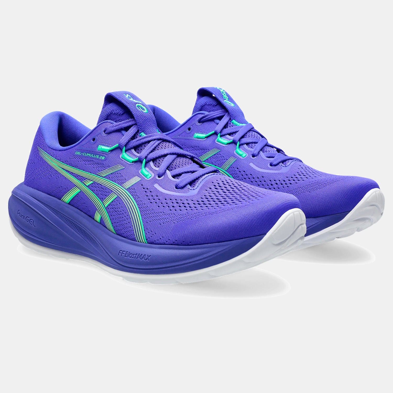 Sapatilhas de Running de Homem Gel-Cumulus 28 Azul / Verde-2