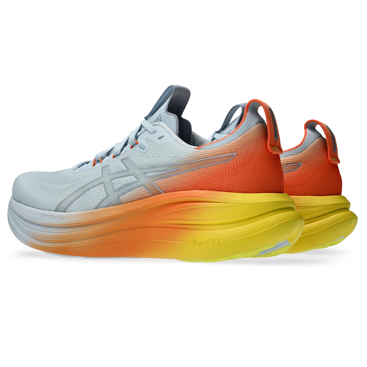 Zapatillas Running de hombre GEL-NIMBUS 28 ASICS - Azul / Naranja Azul / Naranja-4