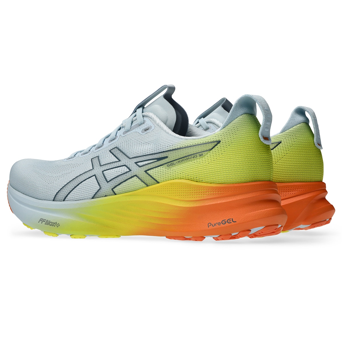 Sapatilhas de Running de Homem Gel-Kayano 32 Azul / Amarelo-4