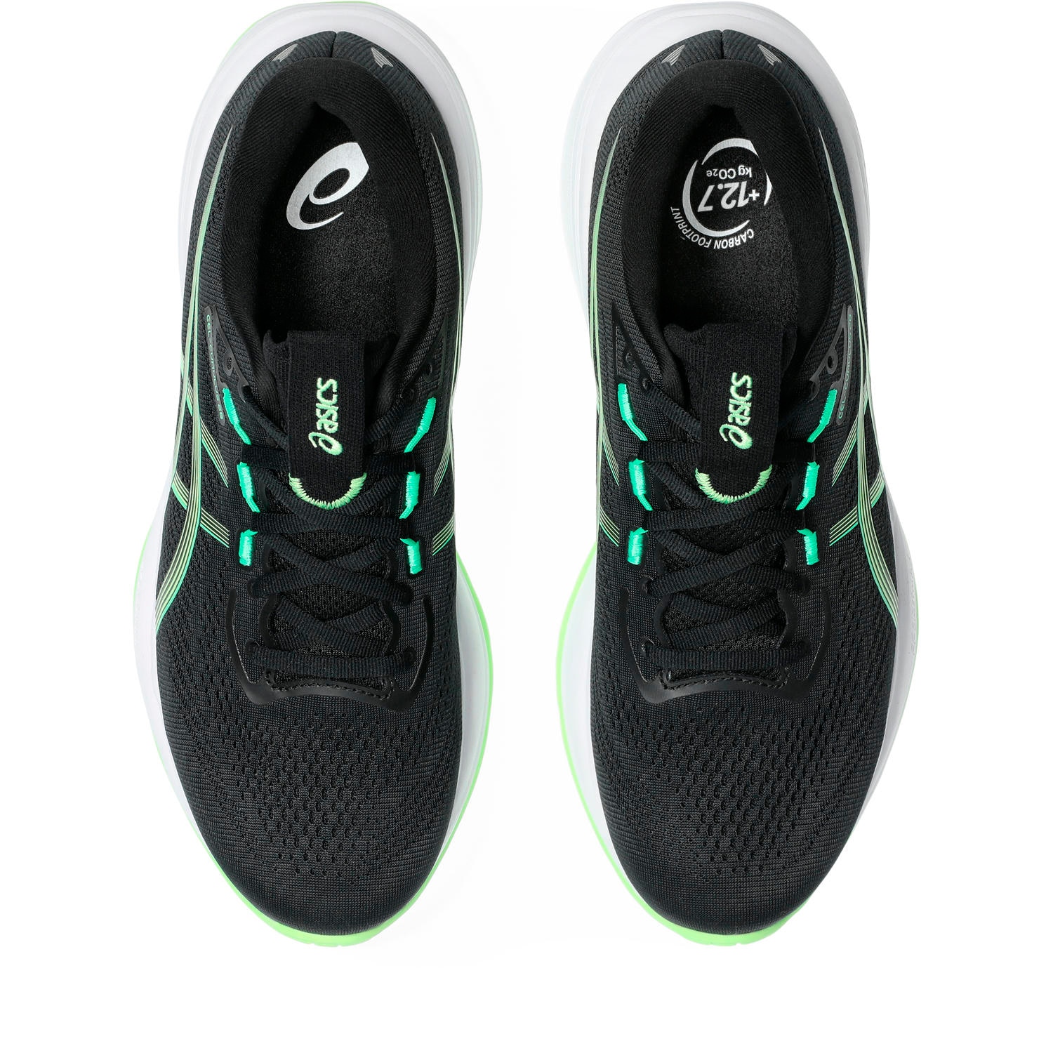 Sapatilhas de Running de Homem Gel-Cumulus 28 Preto / Verde-3