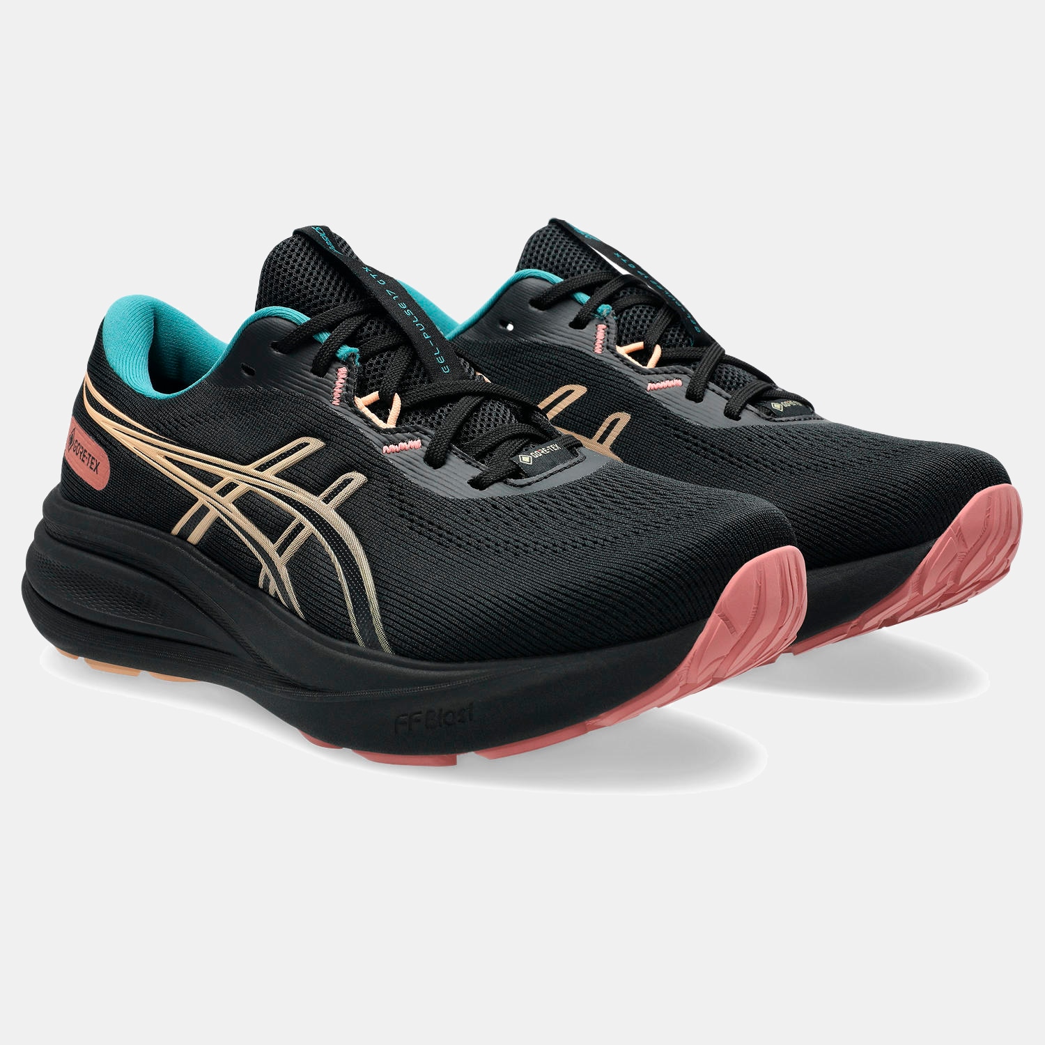 Sapatilhas de Running de Mulher Gel-Pulse 17 GTX Preto / Laranja-2