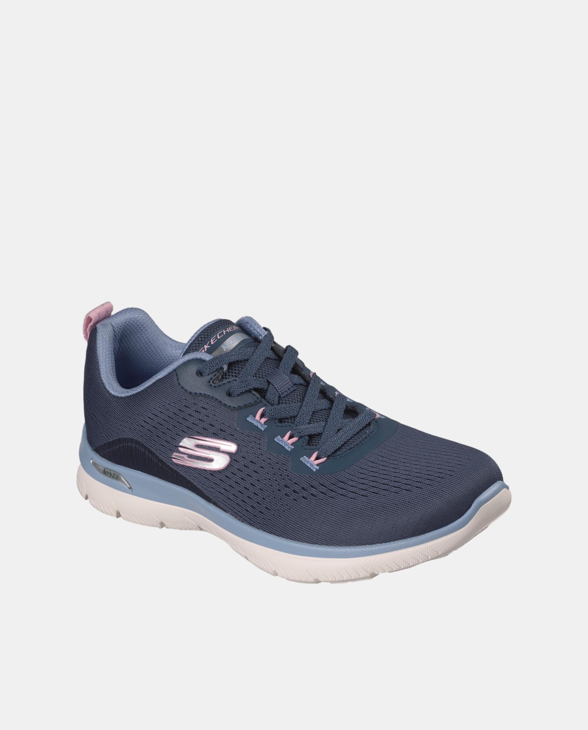 Sapatilhas de Running de Mulher Arch Fit Summits - Daily Flow Azul-4