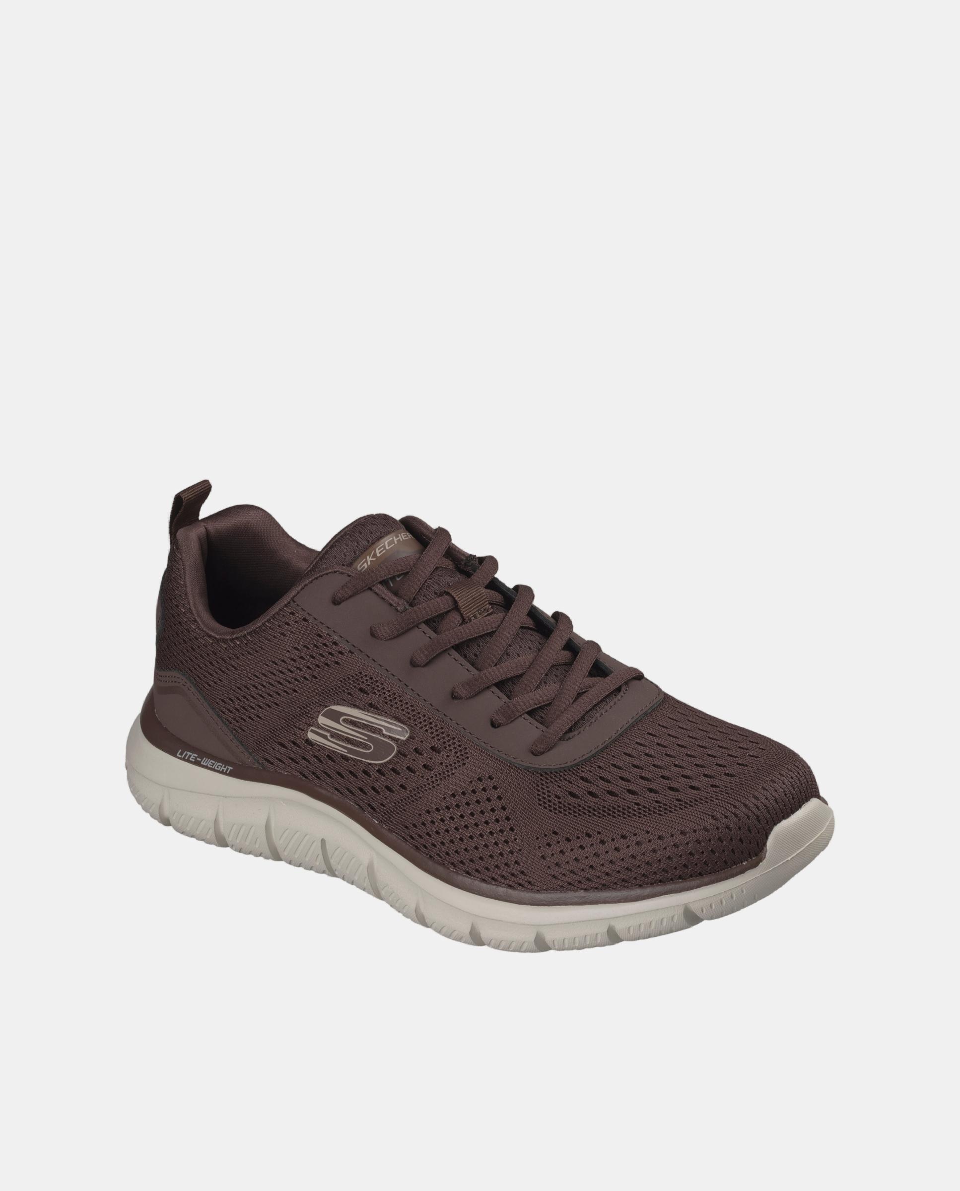 Sapatilhas de Corrida TRACK - LESHUR Skechers Castanho-3