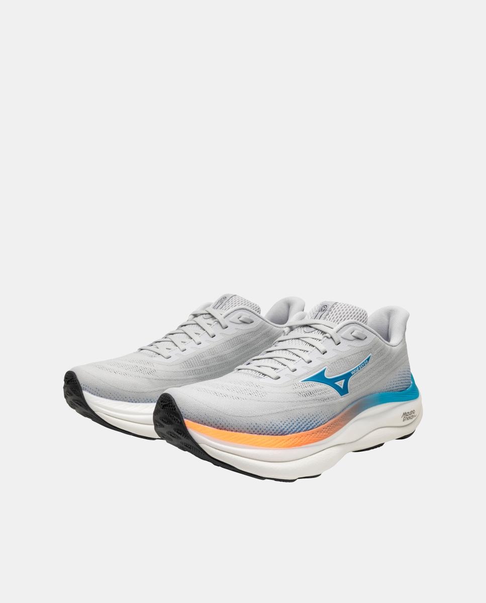 Sapatilhas Running WAVE SKY 9 de Homem Mizuno Cinzento / Azul-2