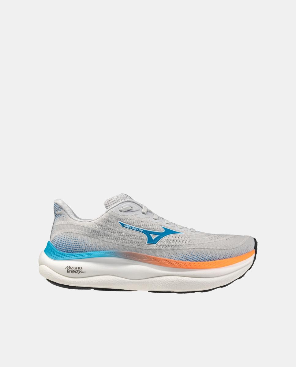 Sapatilhas Running WAVE SKY 9 de Homem Mizuno Cinzento / Azul-11