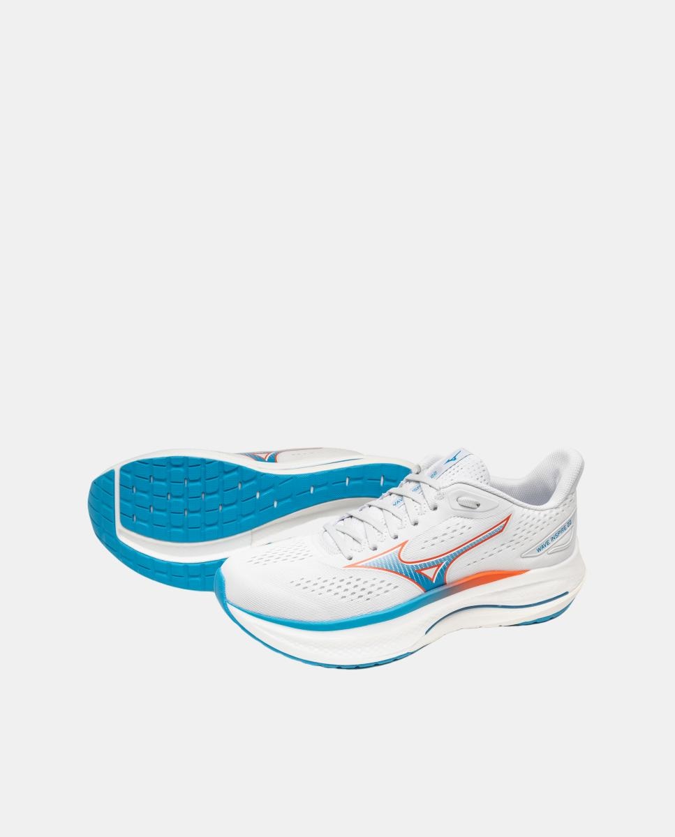 Sapatilhas Running WAVE INSPIRE 22 de Homem Mizuno Branco / Azul-9