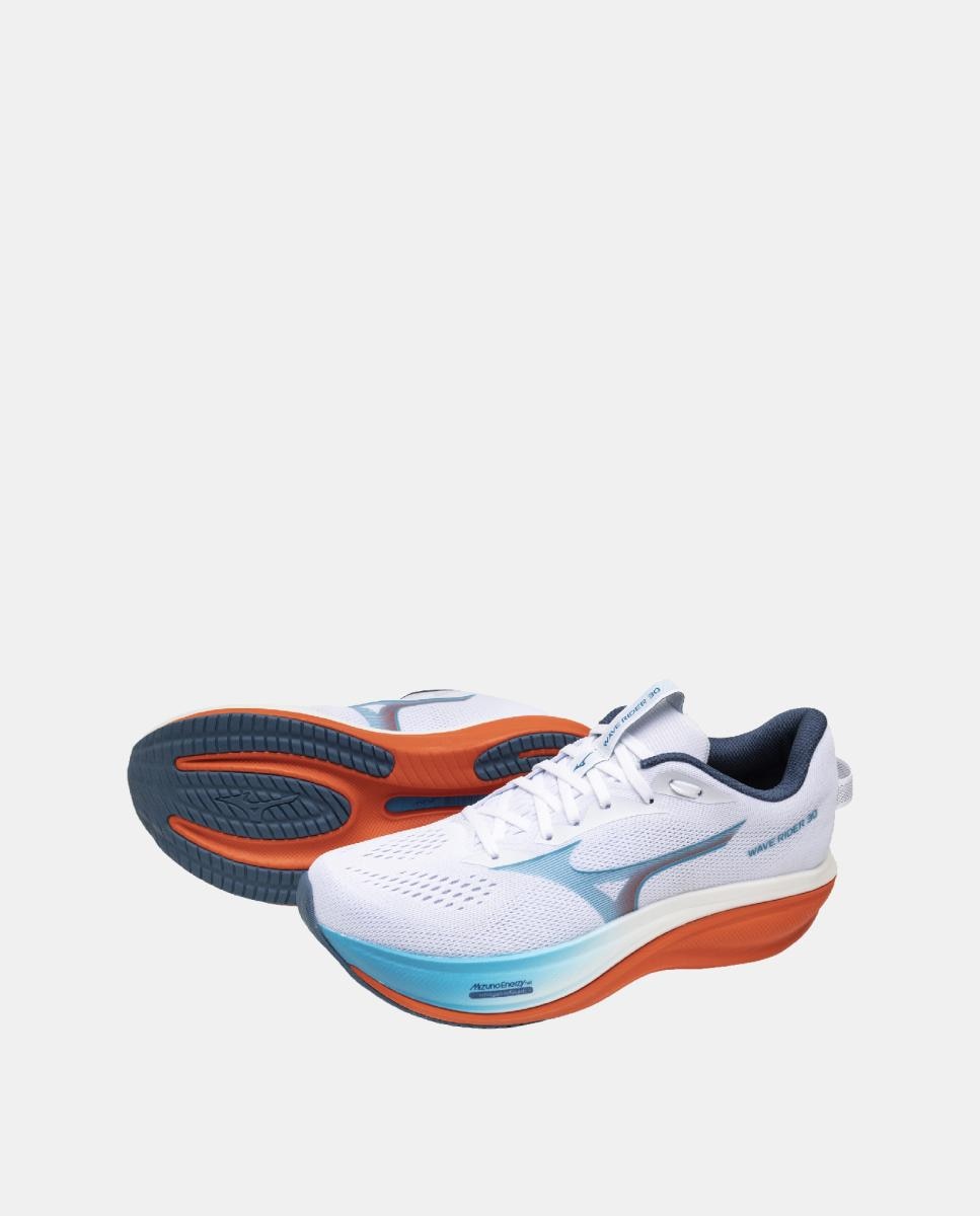 Sapatilhas Running WAVE RIDER 30 de Homem Mizuno Branco / Azul-2