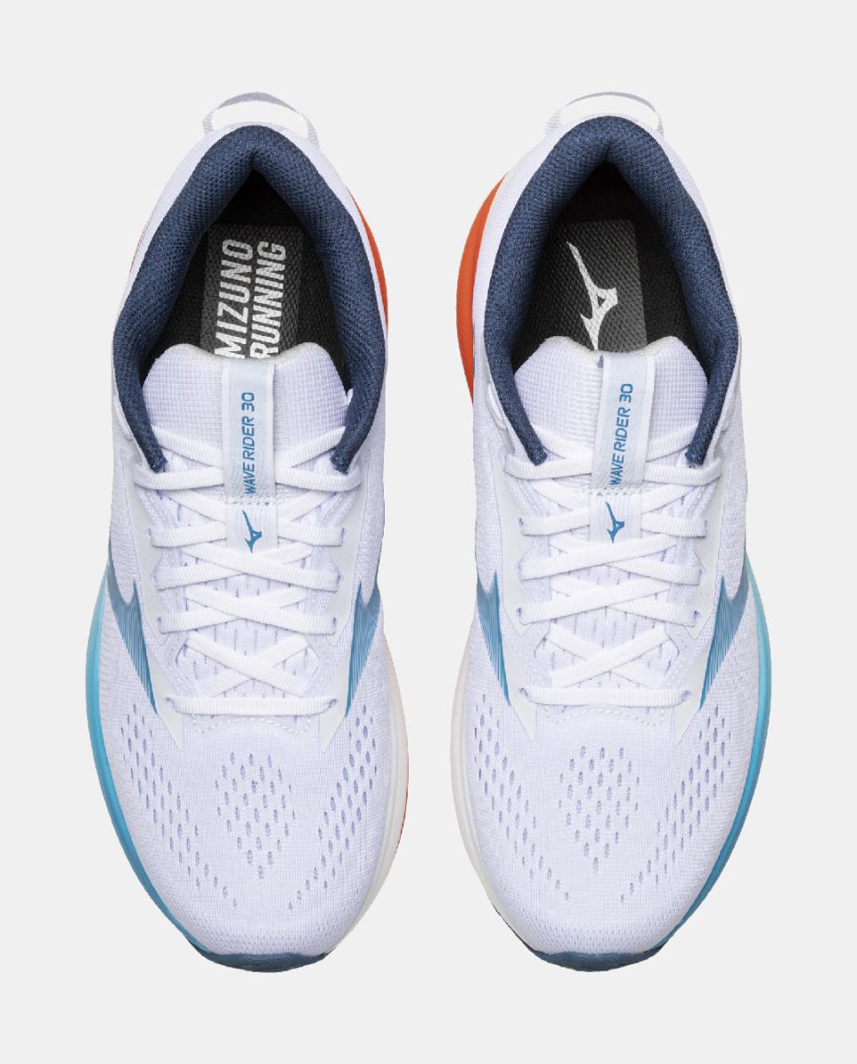 Sapatilhas Running WAVE RIDER 30 de Homem Mizuno Branco / Azul-3