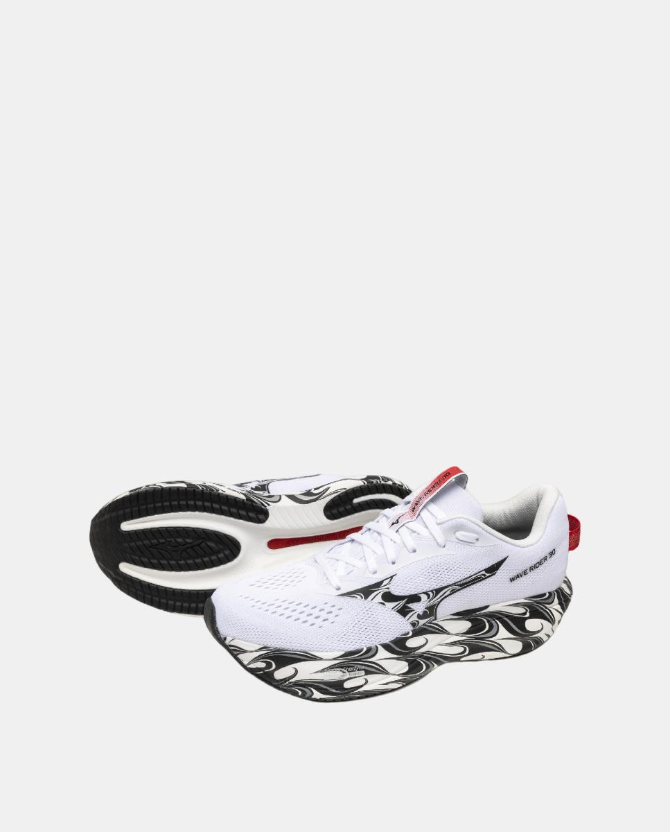 Sapatilhas Running WAVE RIDER 30 Disclosure de Homem Mizuno Branco / Preto-2