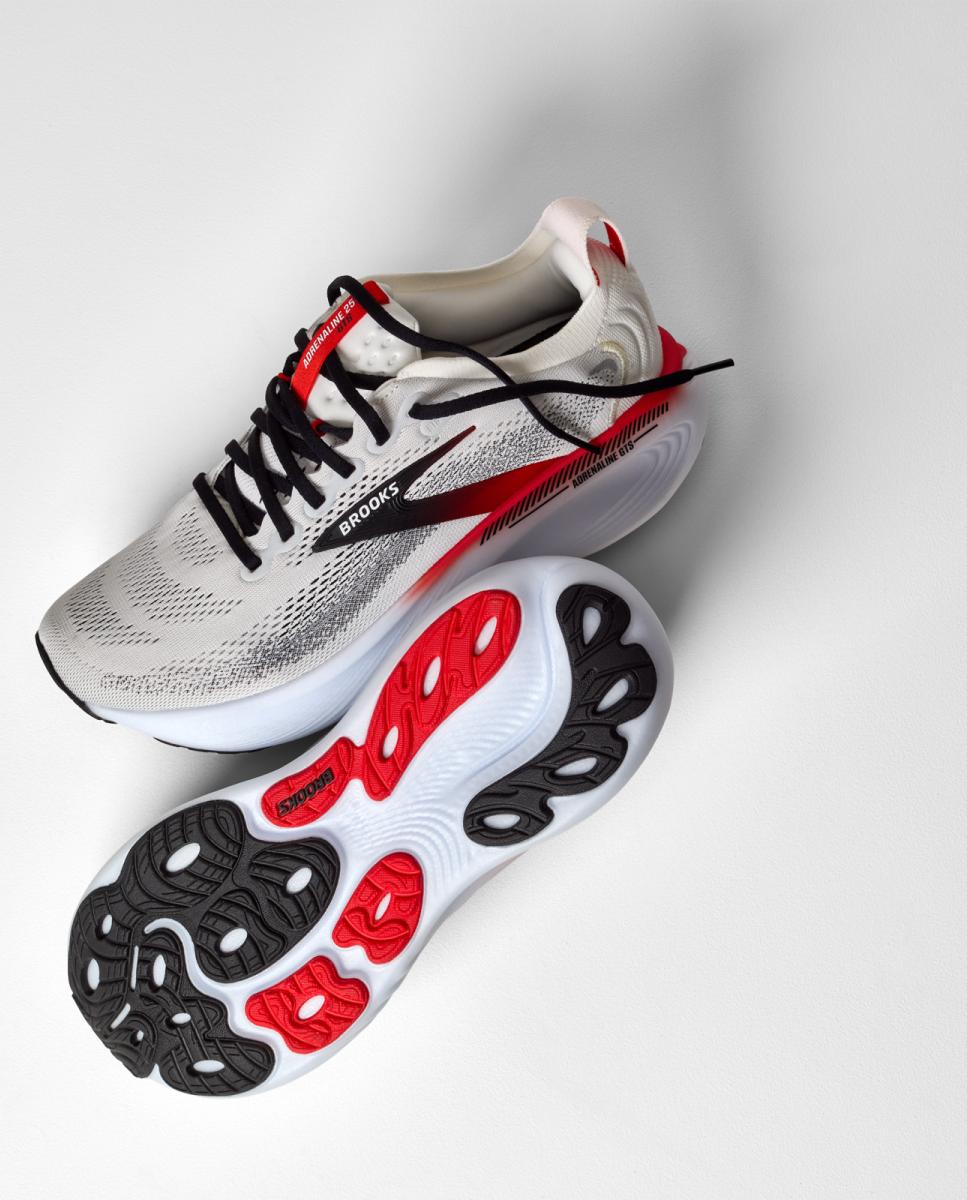 Sapatilhas de running de homem Adrennaline GTS 25 Brooks Branco / Vermelho-8