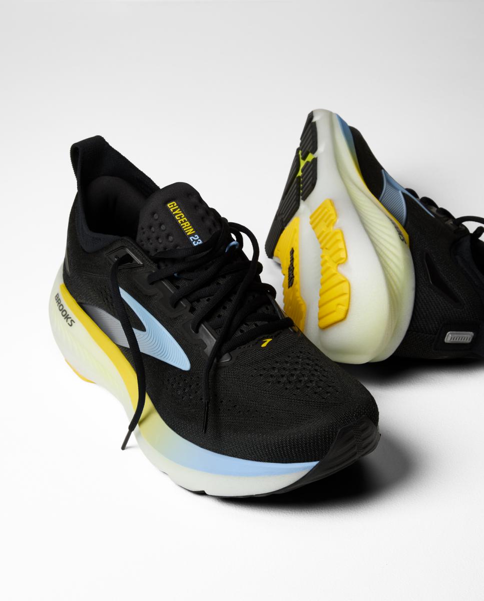 Sapatilhas de running de Homem Glycerin 23 Brooks Preto / Amarelo-8