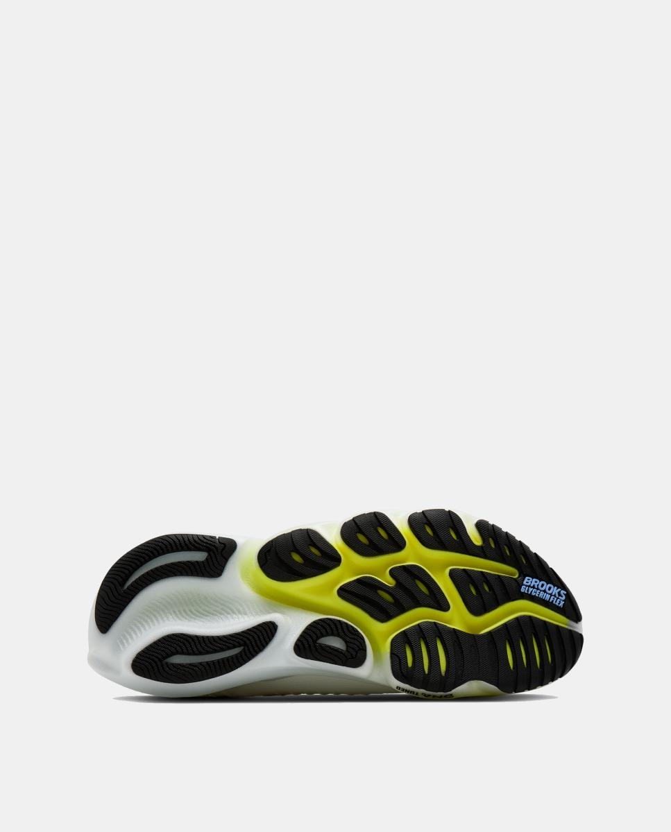 Sapatilhas de running de Homem Glycerin Flex Brooks Branco/Amarelo-5