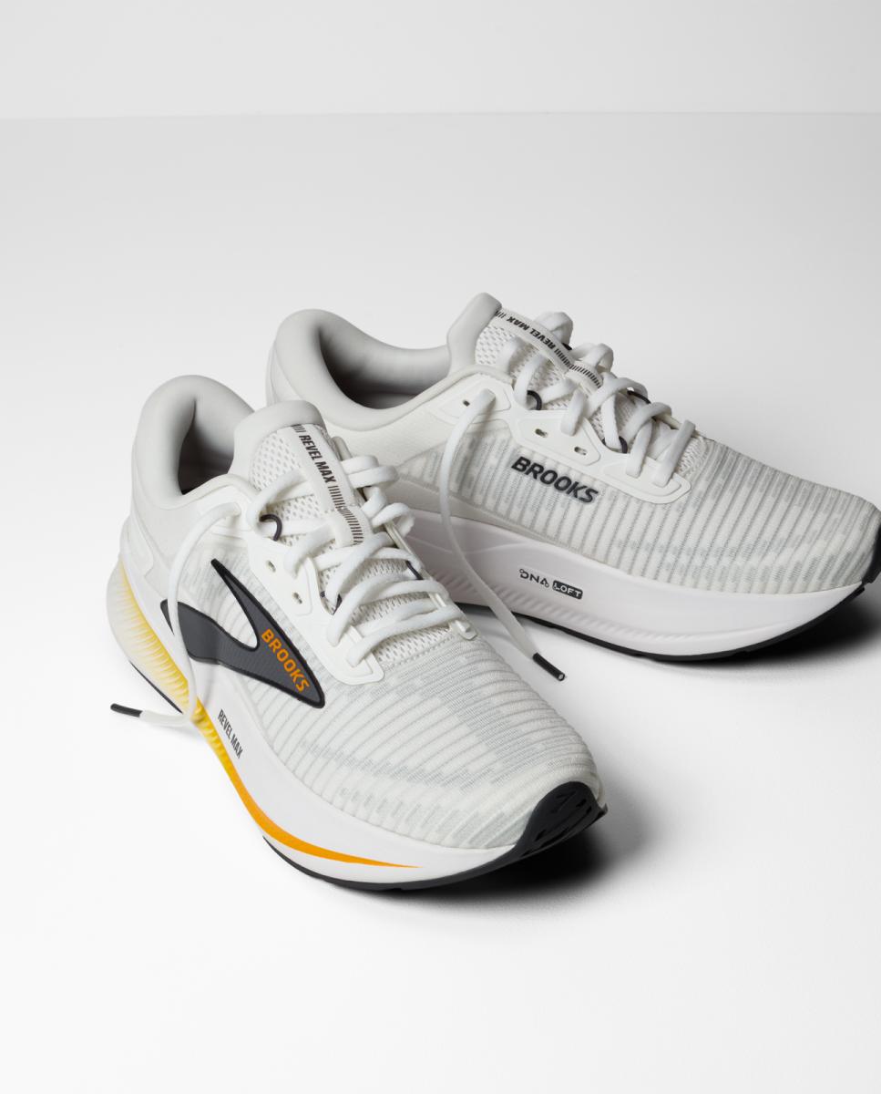 Sapatilhas de running de Homem Revel Max  Brooks Branco / Laranja-8