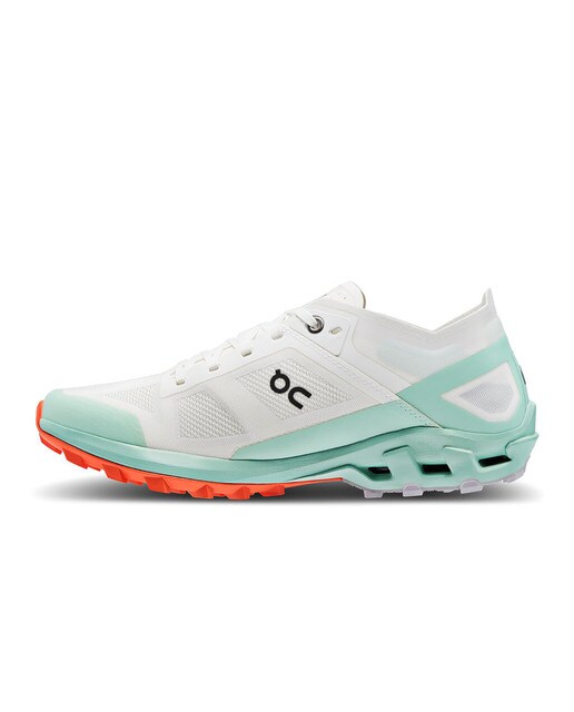Zapatillas de trail running de mujer Cloudventure Peak 3 Undyed On - Blanco / Verde Blanco / Verde-4