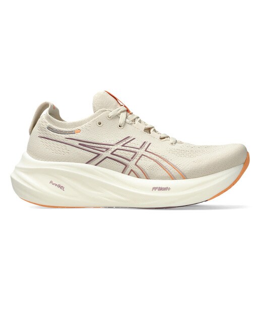 Sapatilhas de Running de Mulher Gel-Nimbus 26 Bege-1