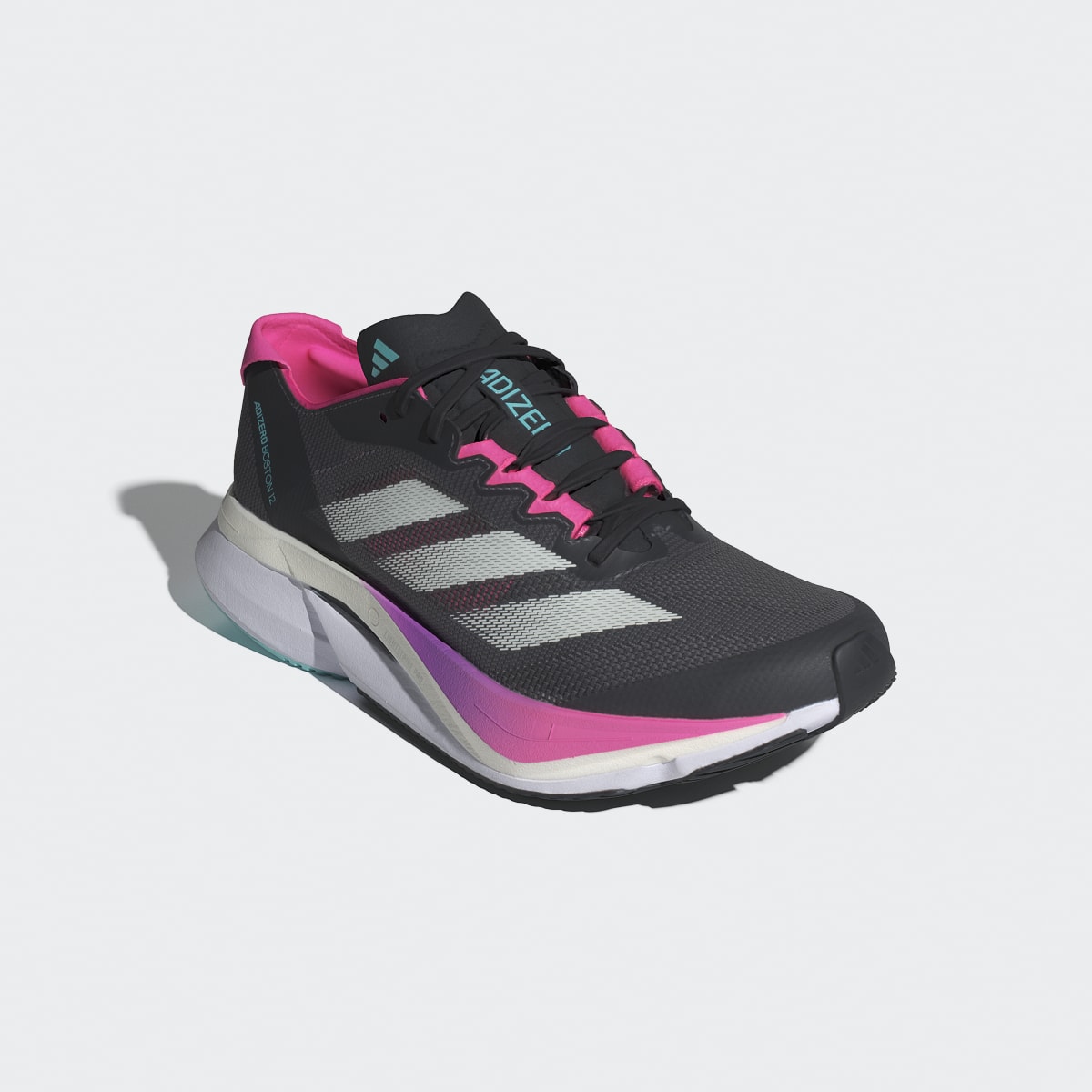 Sapatilhas de Running de Mulher Adizero Boston 12 W Cinzento-2
