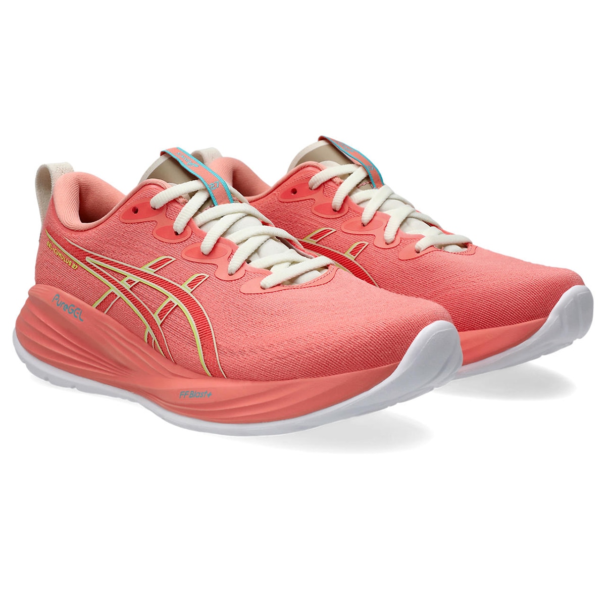 Sapatilhas de Running de Mulher Gel-Cumulus 27 Rosa / Verde-2